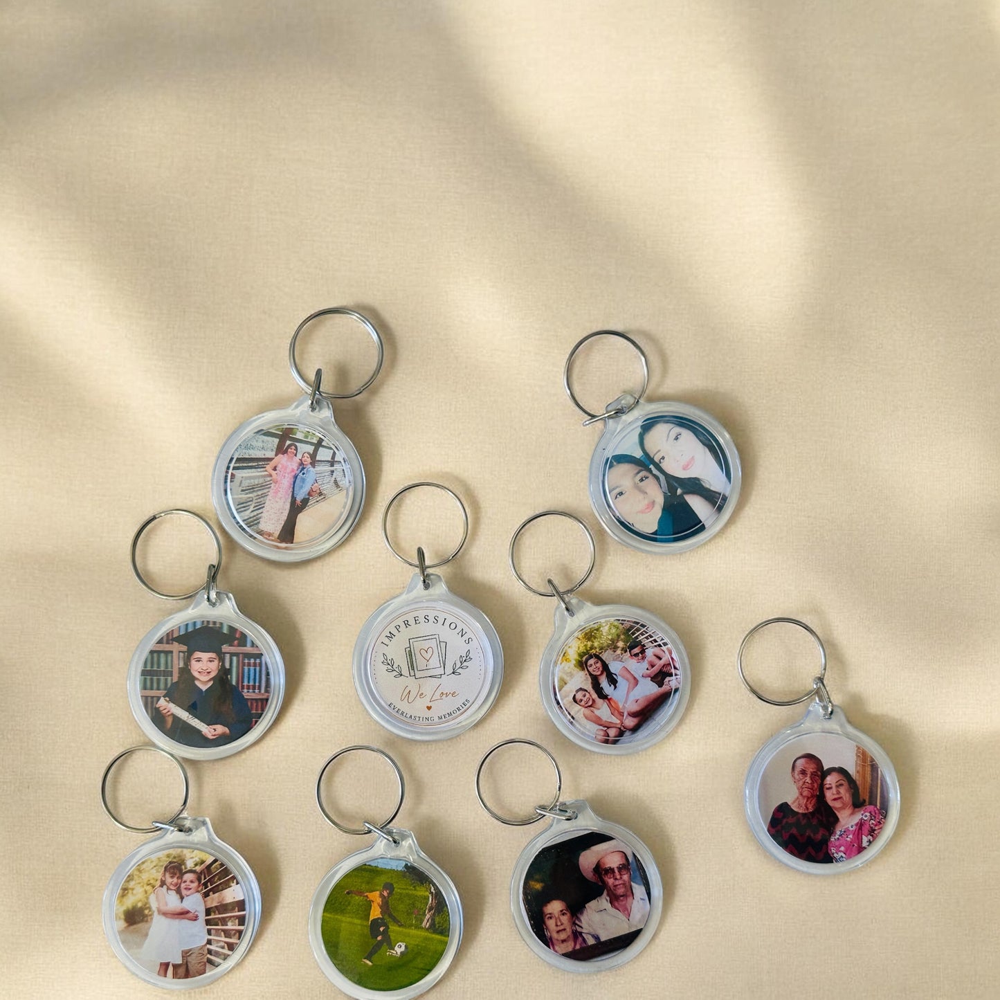 1.5" Round Keychain
